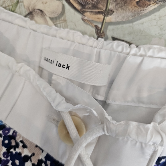 Sacai Luck Floral Print Jogger Pants - Picture 6 of 8